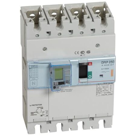 DPX³ 250 MCCB Electronic Release + e.l.c.bs - Icu 25 kA - 400 V~ - 4 Phase - 160 A