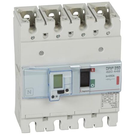 DPX³ 250 MCCB Electronic + Energy Metering - Icu 36 kA - 400 V~ - 4 Phase - 250 A