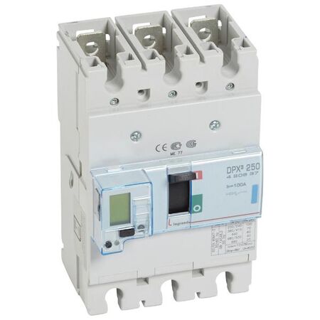 DPX³ 250 MCCB electronic release - Icu 70 kA - 400 V~ - 3 Phase - 100 A