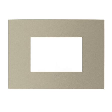 ARTEOR Square 3 Module Horizontal Coverplate Champagne