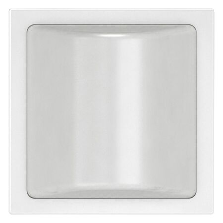 Arteor modular - Electronic device illuminated sign Overdoor lighting unit with red diffuser 2 module white