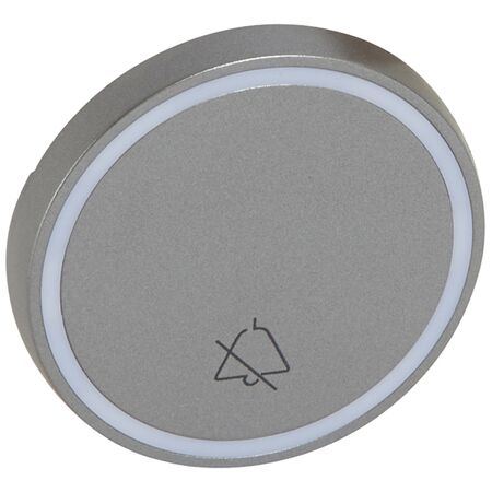 Arteor hotel equipment - BUS/SCS - Round key cover - with symbol DO NOT DISTURB - 2 modules magnesium