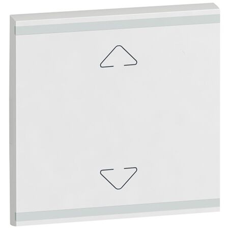 Arteor - MyHOME - Square key cover BUS/SCS - Up/Down symbol - 2 modules - white