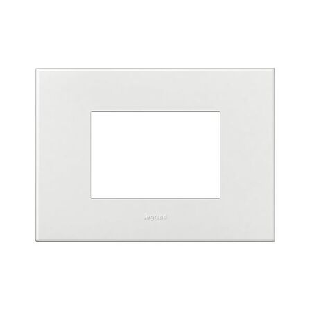 ARTEOR Square 3 Module Horizontal Coverplate White