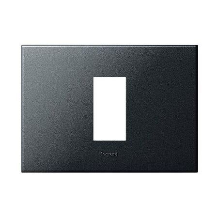 ARTEOR Square 1 Module Horizontal Coverplate Graphite