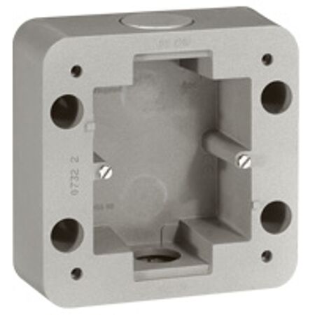 Soliroc - Surface mount box 1 gang 110x110x45mm