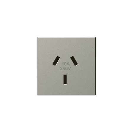 Arteor modular - Single powerpoint autoswitch mechanism 1 gang 10A 240V a.c. magnesium