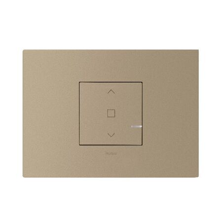 ARTEOR with NETATMO - Wireless Blind Switch - 1 Gang 2 Module - Champagne