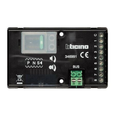 Bticino Universal Speaker Unit and Pushbutton Expander