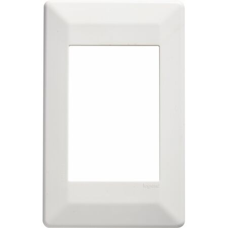 Como - Vertical coverplate vertical 2 gang white
