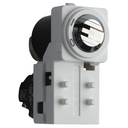Excel Life - Switch mechanism bi-lock 1 gang 16A 250V a.c. ON removable only white