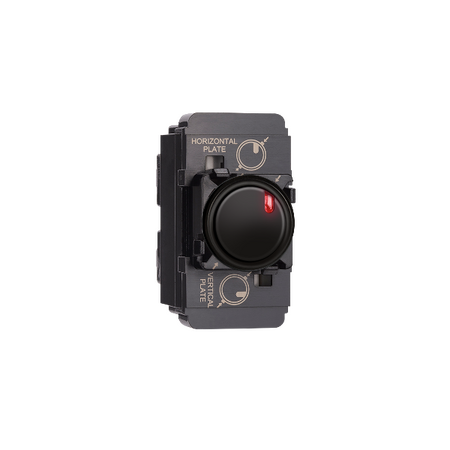 EXCEL LIFE PUSH-BUTTON MECHANISM 2 WAY WITH LED INDICATOR 10AX URBAN GREY OR GLOSS BLACK