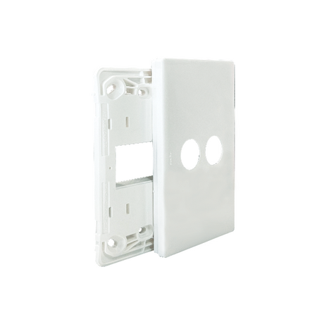 Excel Life Smart Grid & Plate for 1 Wireless Master Switch or Blind Switch Matt White