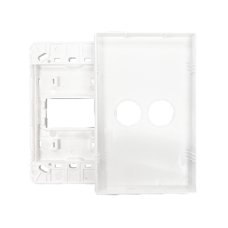 Excel Life Smart Grid & Plate for 1 Wireless Master Switch or Blind Switch Matt White