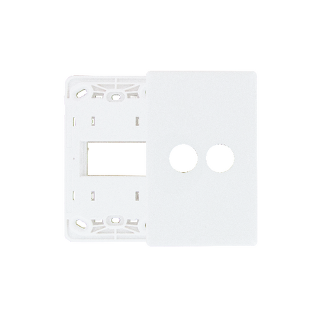 Excel Life Smart Grid & Plate for 1 Wireless Master Switch or Blind Switch Matt White