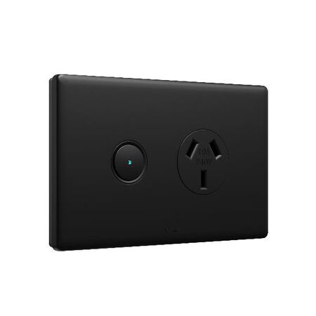 Excel Life Smart 10A Single Powerpoint Matt Black