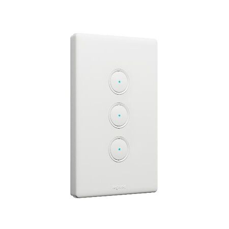 Excel Life Smart Dimmer 3 Gang Matt White
