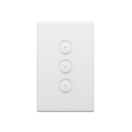 Excel Life Smart Dimmer 3 Gang Matt White