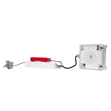 Freezer LED Satellite D40 complete with 1.5m remote gear - grey finish with lithium battery