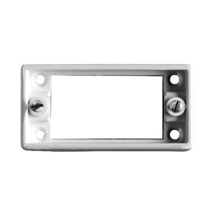 HPM 1 Gang 57mm Architrave Mounting Block 74x28x25mm White