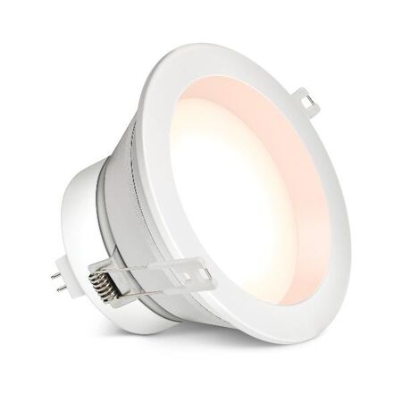 HPM MR16 12V 7W LED Warm White Downlight 90mm White