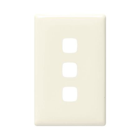 Linea Coverplate 3 gang cream