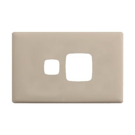 Linea Powerpoint coverplate 1 gang ghost gum