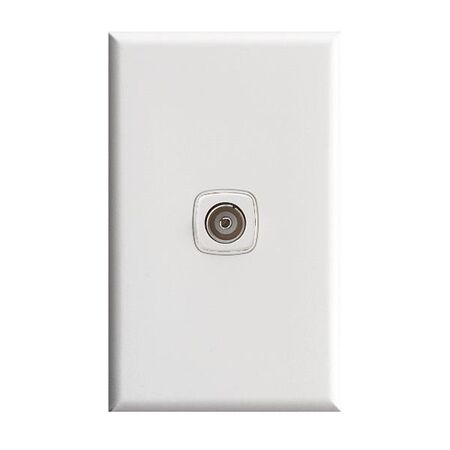 Excel - TV outlet F to Pal 1 gang 75 Ohm white