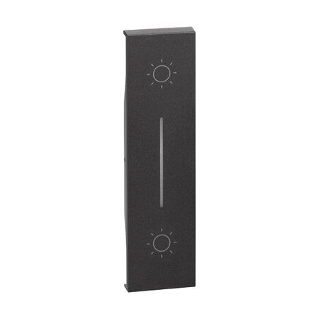 Bticino Living Now 1 Module Blind / Shutter Mechanism Cover Black