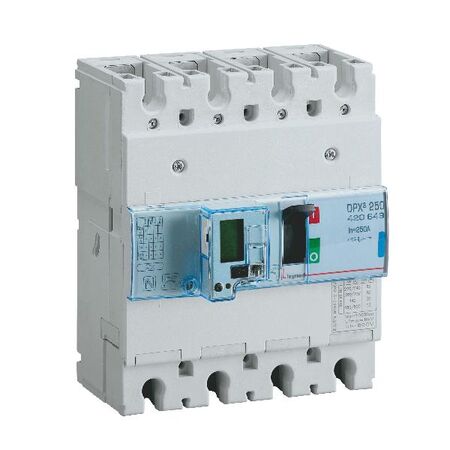 DPX³ 250 MCCB Electronic + Energy Metering - Icu 25 kA - 400 V~ - 4 Phase - 100 A