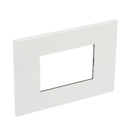 ARTEOR Square 3 Module Horizontal Coverplate White