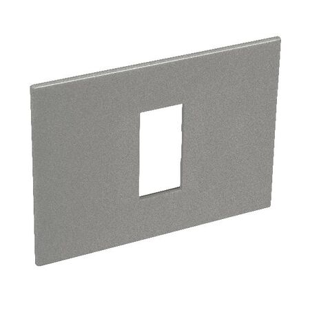 ARTEOR Square 1 Module Horizontal Coverplate Magnesium