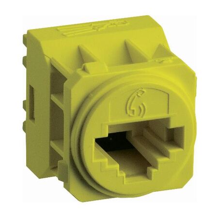 Excel Life - Phone socket/mechanism Cat3 yellow