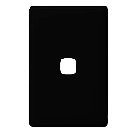 Linea - Coverplate 1 gang black