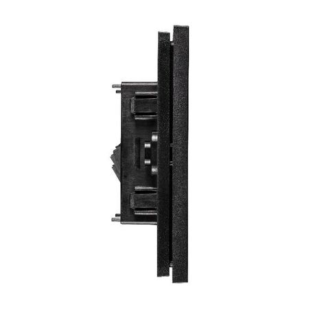 Bticino Living Now 10A AU Autoswitched Single Powerpoint Black