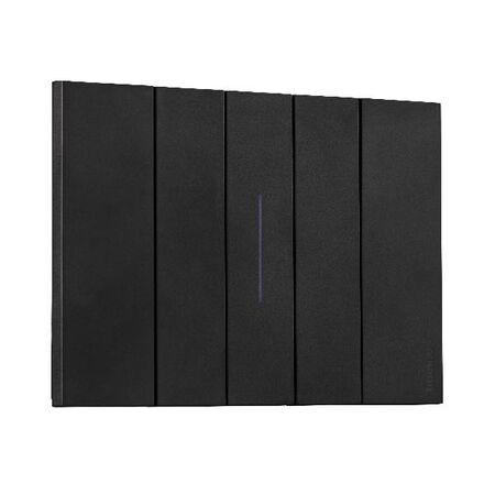 Bticino Living Now 10A 1 Gang Switch Black