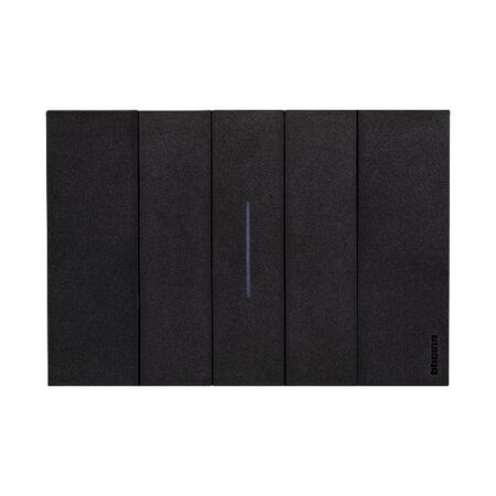 Bticino Living Now 10A 1 Gang Switch Black