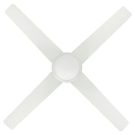 HPM Inspire Smart Plywood 4 Blades Hangsure Ceiling Fan with Light 1220mm 48 White