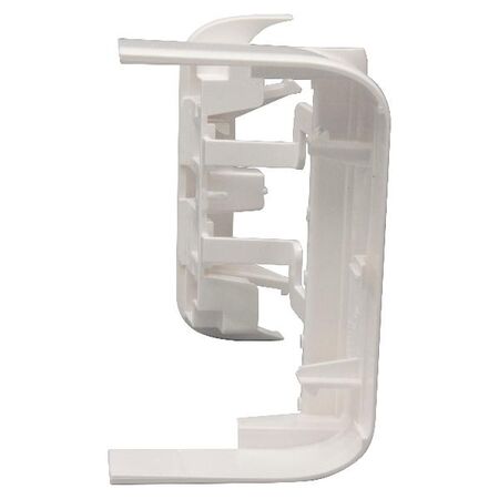 DLP PVC 80mm Cover Tap-Off Flat Junction 50mm White