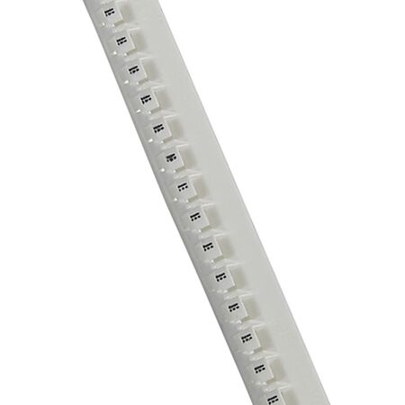 MEMOCAB - Markers for wiring black conventional symbols on white background 2.5mm symbol DC slide-in pack of 240