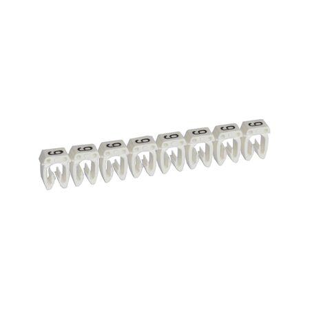 CAB3 - Markers for wiring 4 to 6mm² numbers - colour code 4-6mm² white number 9 pack of 800