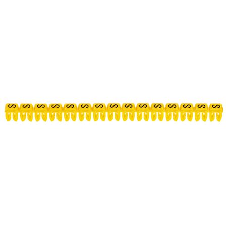CAB3 - Markers for wiring 4 to 6mm² numbers - colour code 4-6mm² letter S pack of 300