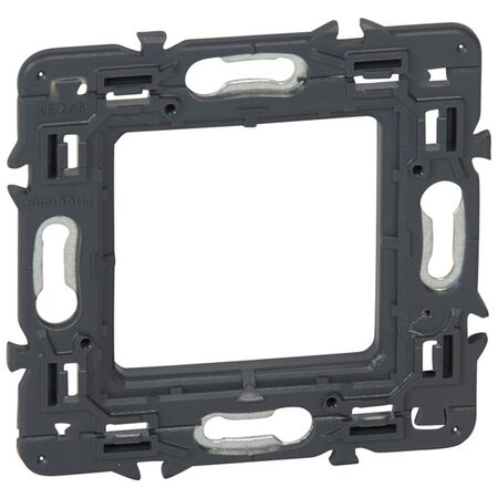 Soliroc - Universal support for all type of screw-mounting bases 1 gang - 2 modules