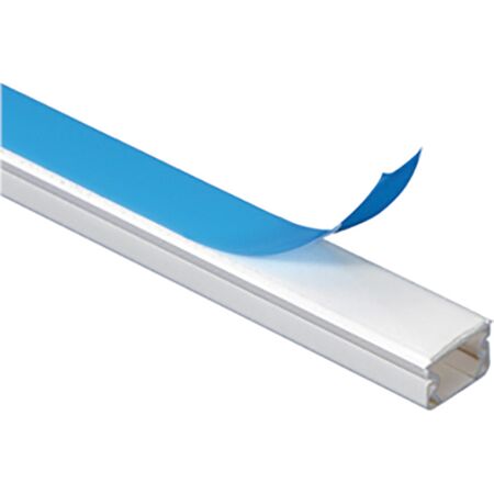 DLP 9mm PVC Cable Guide 2.1m White
