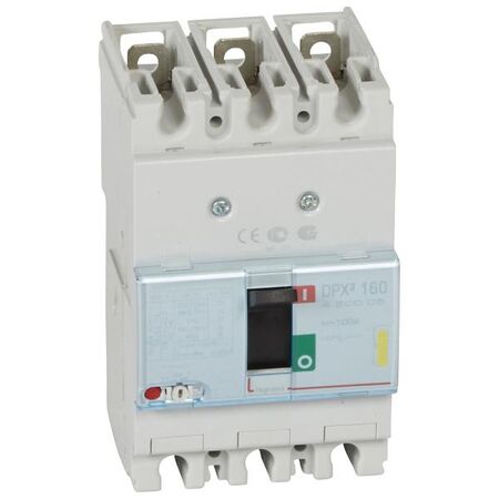 DPX³ 160 Thermal Magnetic MCCB - Icu 16 kA - 400 V~ - 3 Phase - 100 A
