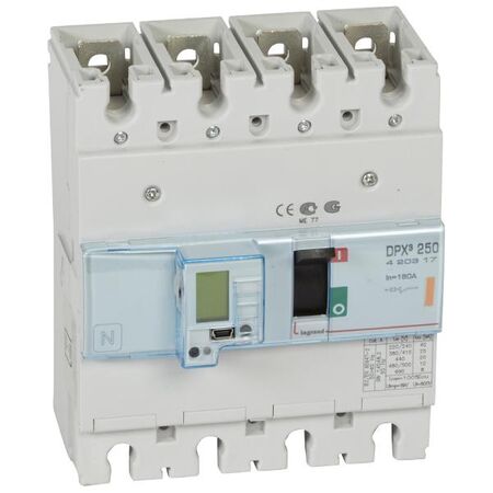 DPX³ 250 MCCB electronic release - Icu 25 kA - 400 V~ - 4 Phase - 160 A