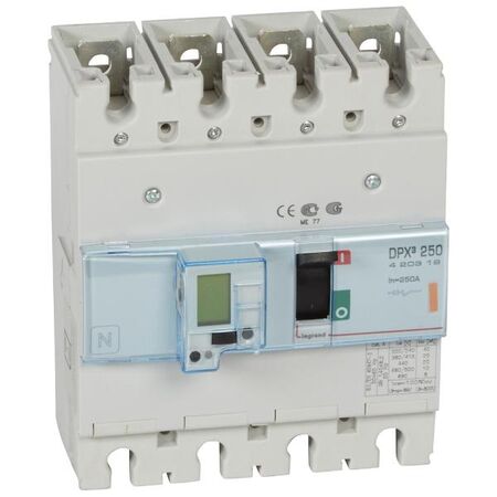 DPX³ 250 MCCB electronic release - Icu 25 kA - 400 V~ - 4 Phase - 250 A