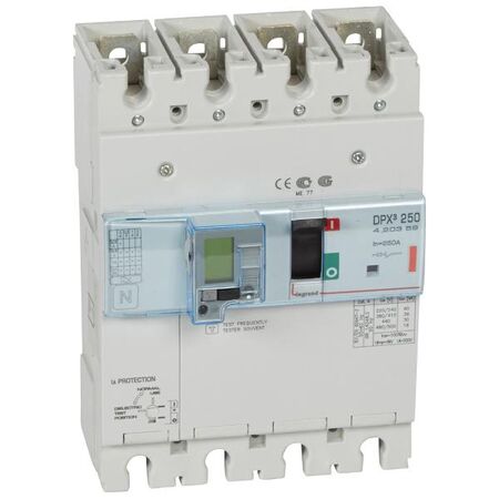 DPX³ 250 MCCB Electronic Release + e.l.c.bs - Icu 36 kA - 400 V~ - 4 Phase - 250 A