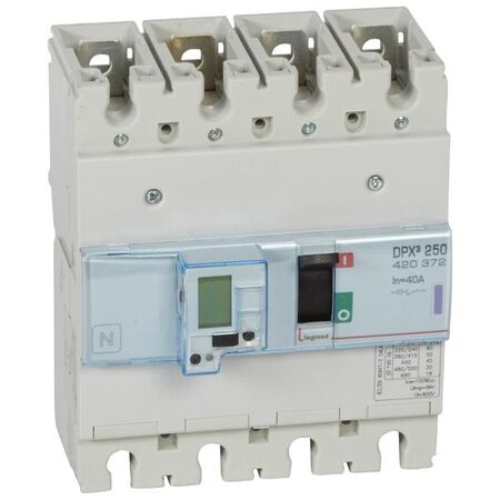 DPX³ 250 MCCB electronic release - Icu 50 kA - 400 V~ - 4 Phase - 40 A
