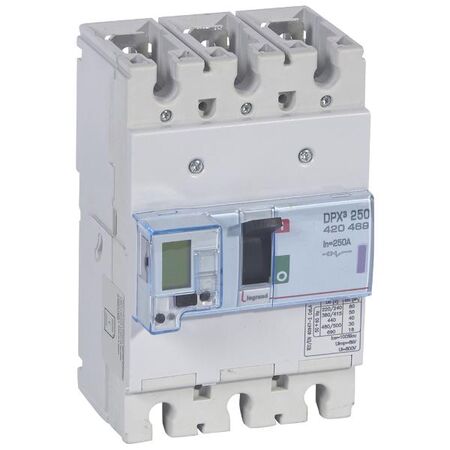 DPX³ 250 MCCB Electronic + Energy Metering - Icu 50 kA - 400 V~ - 3 Phase - 250 A